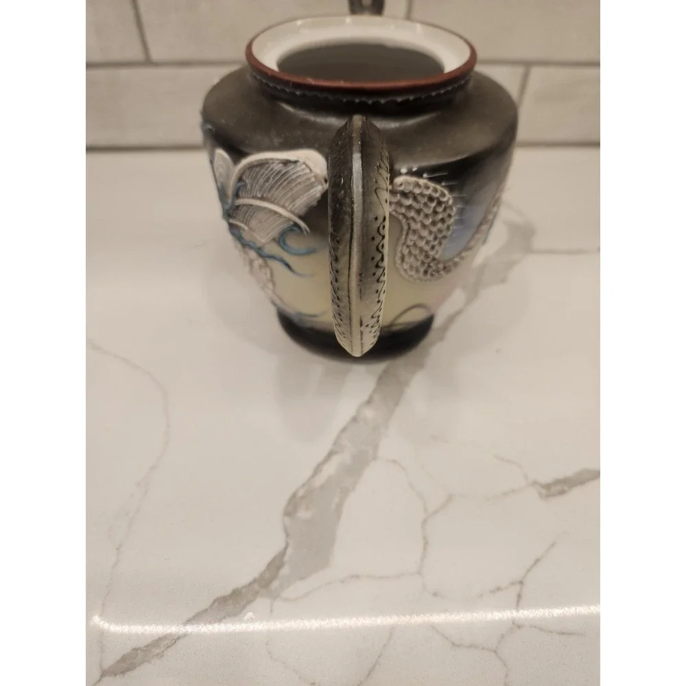 Vintage Japanese Hand Painted Moriage Dragon Ware Teapot